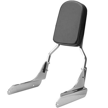 KRATOR 1998-2007 Honda Shadow VLX 600 High Quality Chrome Backrest Sissy Bar SS018